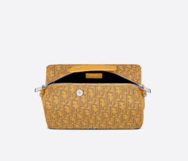 D10r lingot 22 bag gold-tone D10r oblique jacquard 22cm