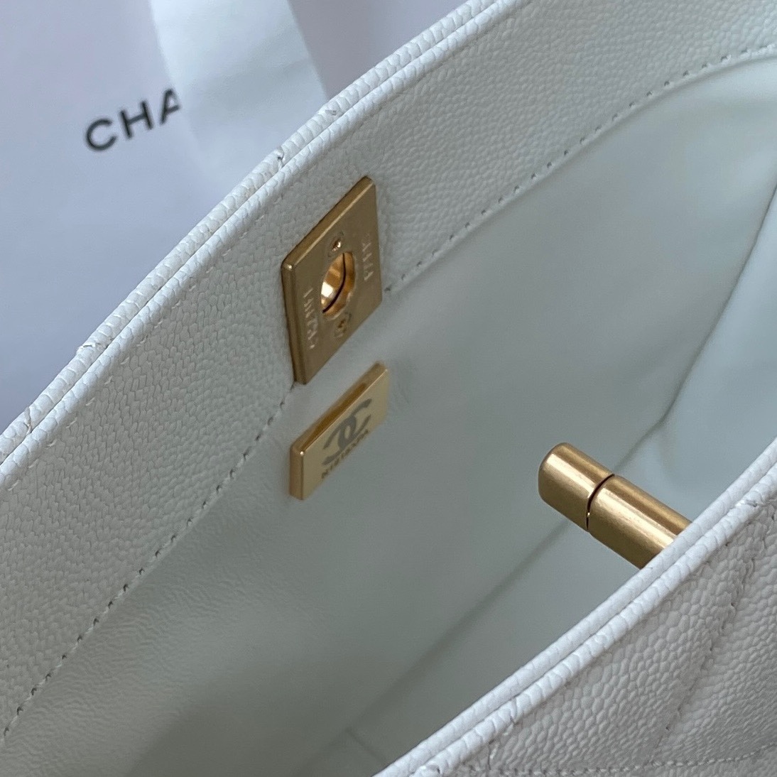 Ch**el shopping bag as3225 16cm