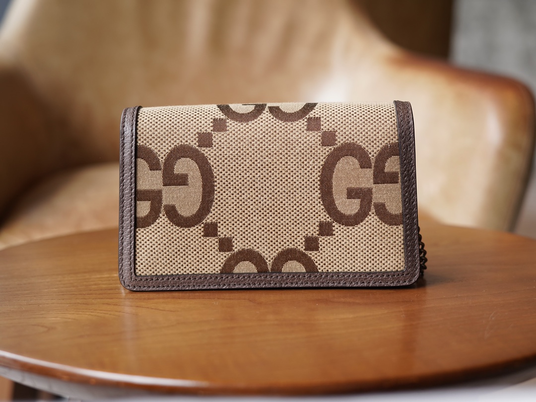 gvc*1 dionysus S*per mini leather bag beige and brown 476432 - 16.5x10x4cm