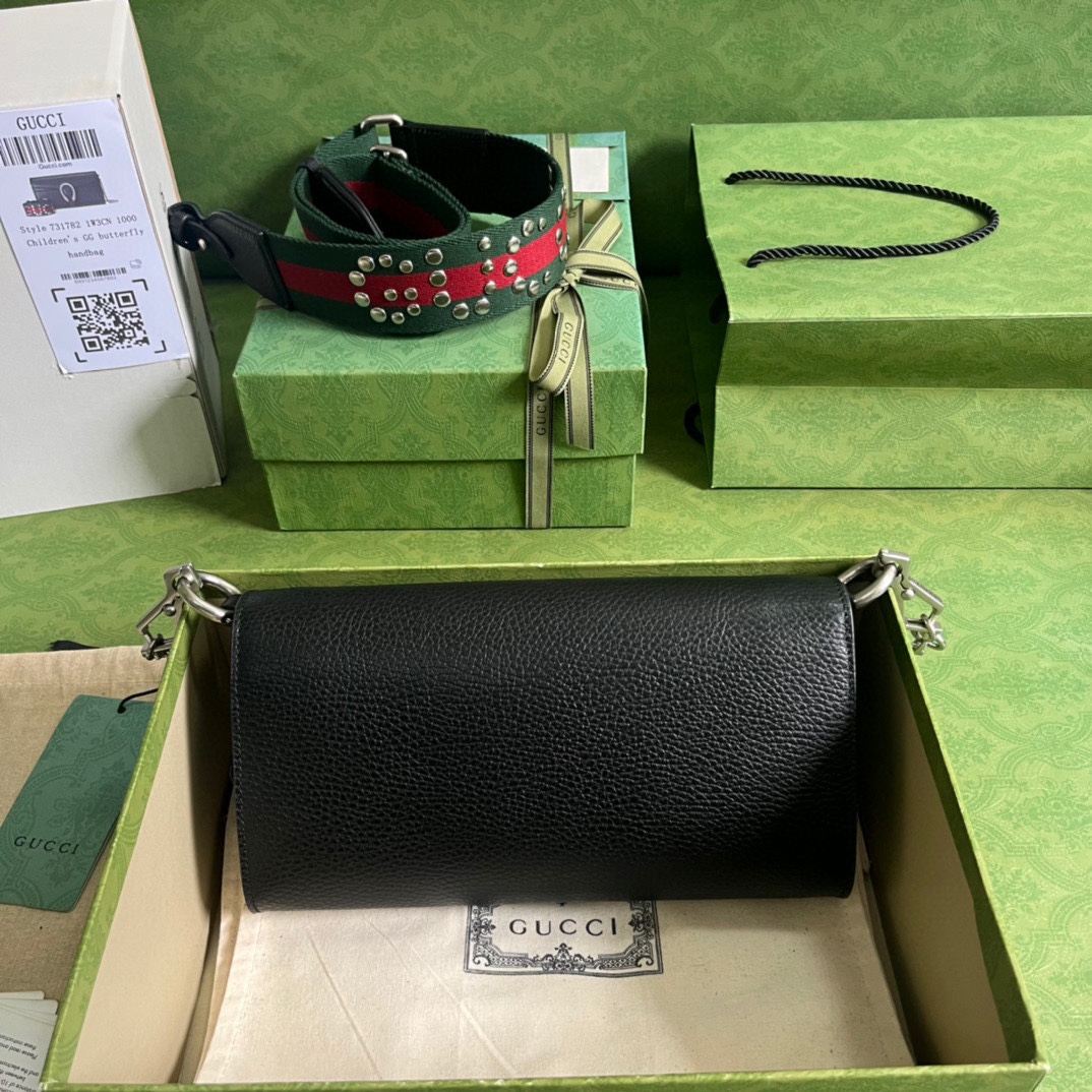 Gvc*1 dionysus small shoulder bag black 731782 - 25x14x4cm