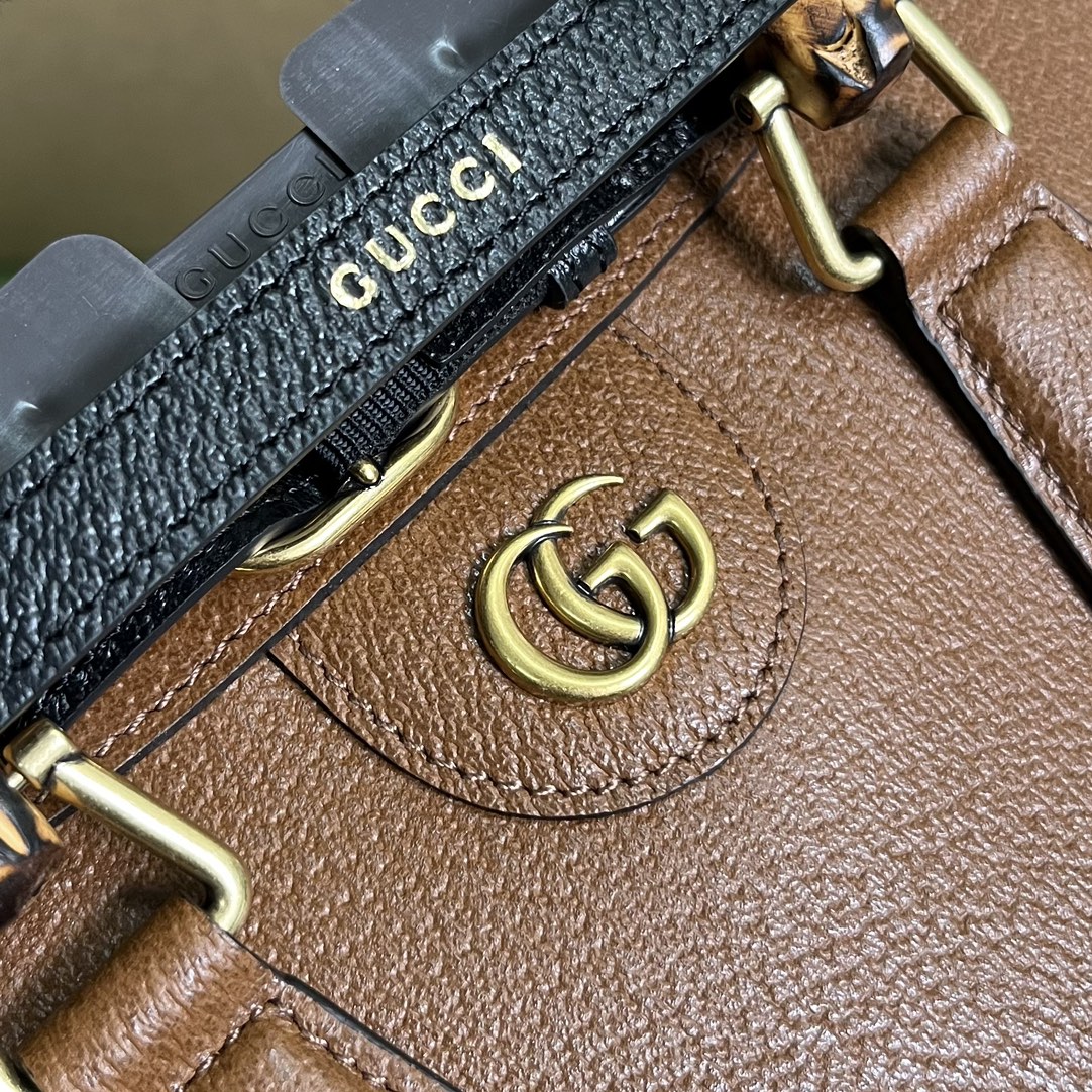 Gvc*1 diana small shoulder bag brown ‎735153 - 27 x 15.5 x 11cm