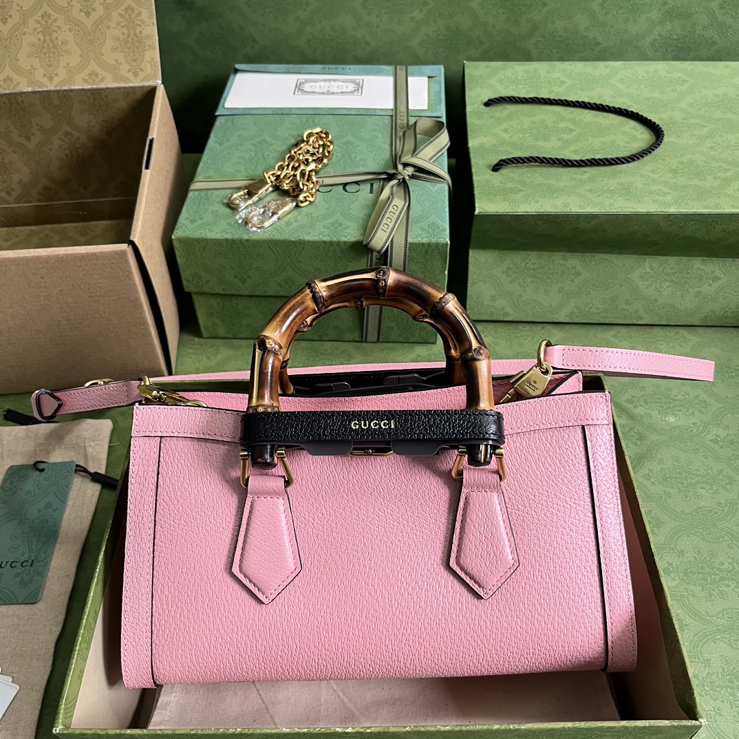 Gvc*1 diana small shoulder bag pink ‎735153 - 27 x 15.5 x 11cm