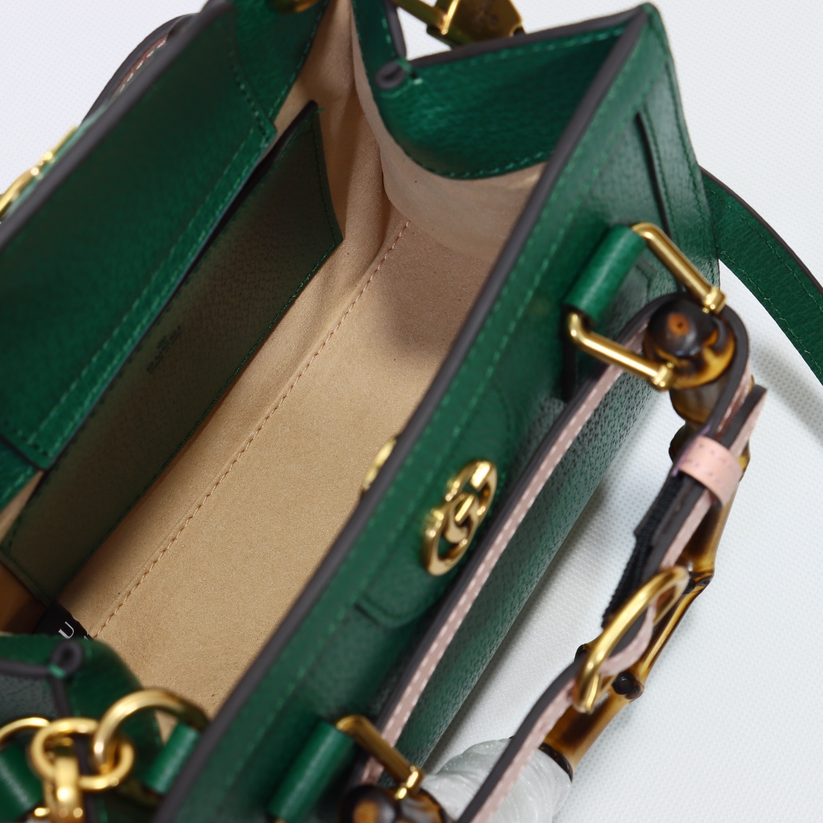 Gvc*1 diana mini tote bag green 702732 - 20 x 16 x 10cm