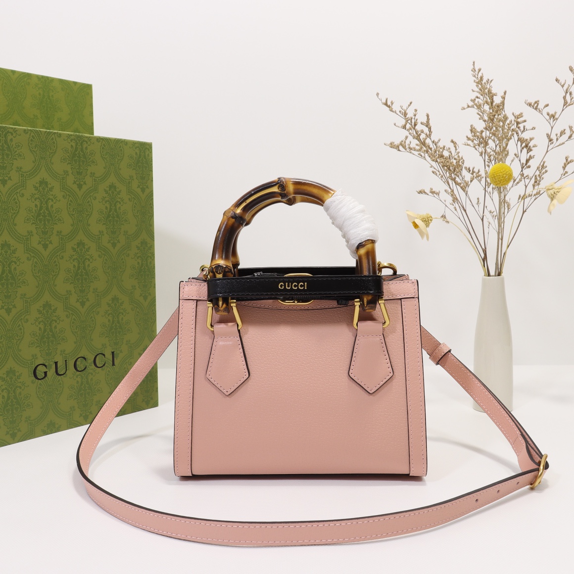Gvc*1 diana mini tote bag pink ‎ 702732  - 20 x 16 x 10cm