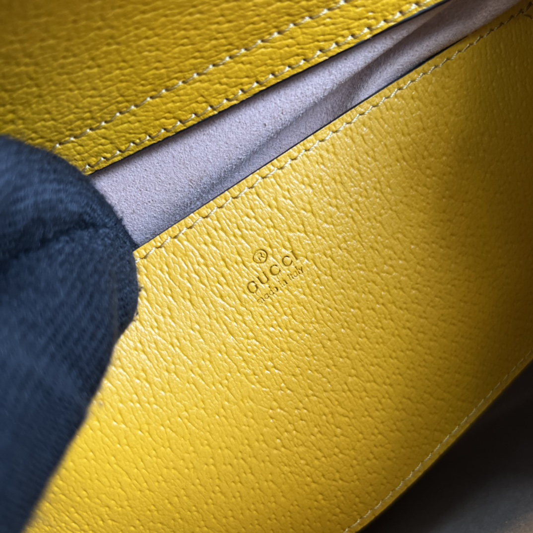 Gvc*1 diana small tote bag yellow 702721 - 27 x 24 x 11cm