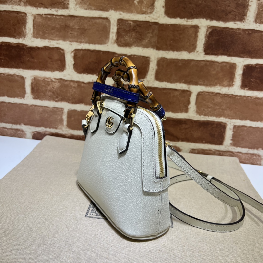 Gvc*1 diana mini tote bag white 715775 - 20 x 16x 8.5cm