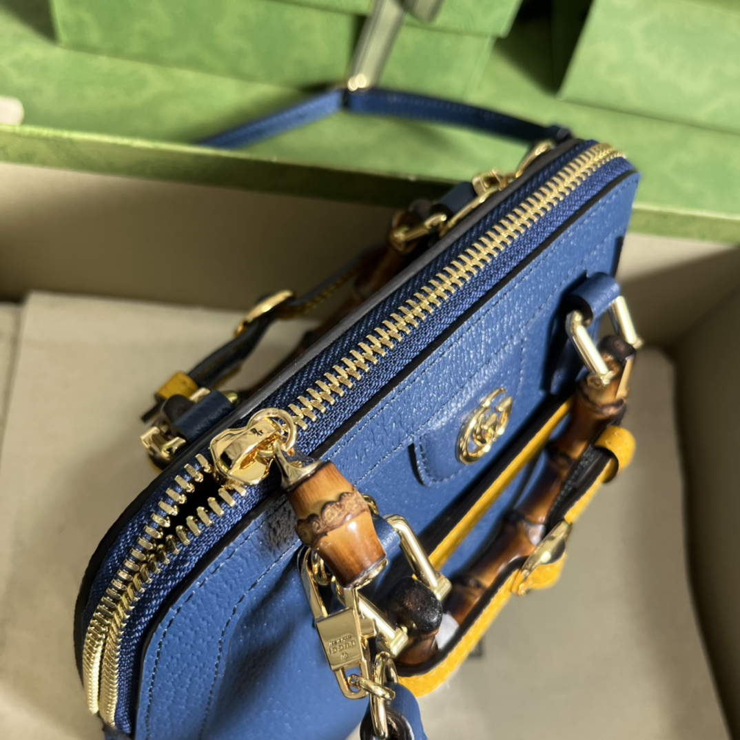 Gvc*1 diana mini tote bag blue 715775 - 20 x 16x 8.5cm