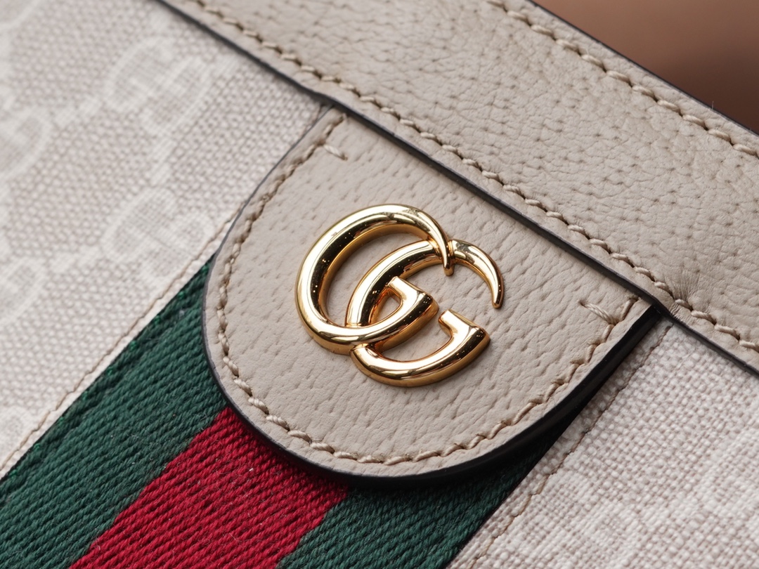 Gvc*1 ophidia gg small shoulder bag oatmeal leather 503877   - 26x17.5x8cm