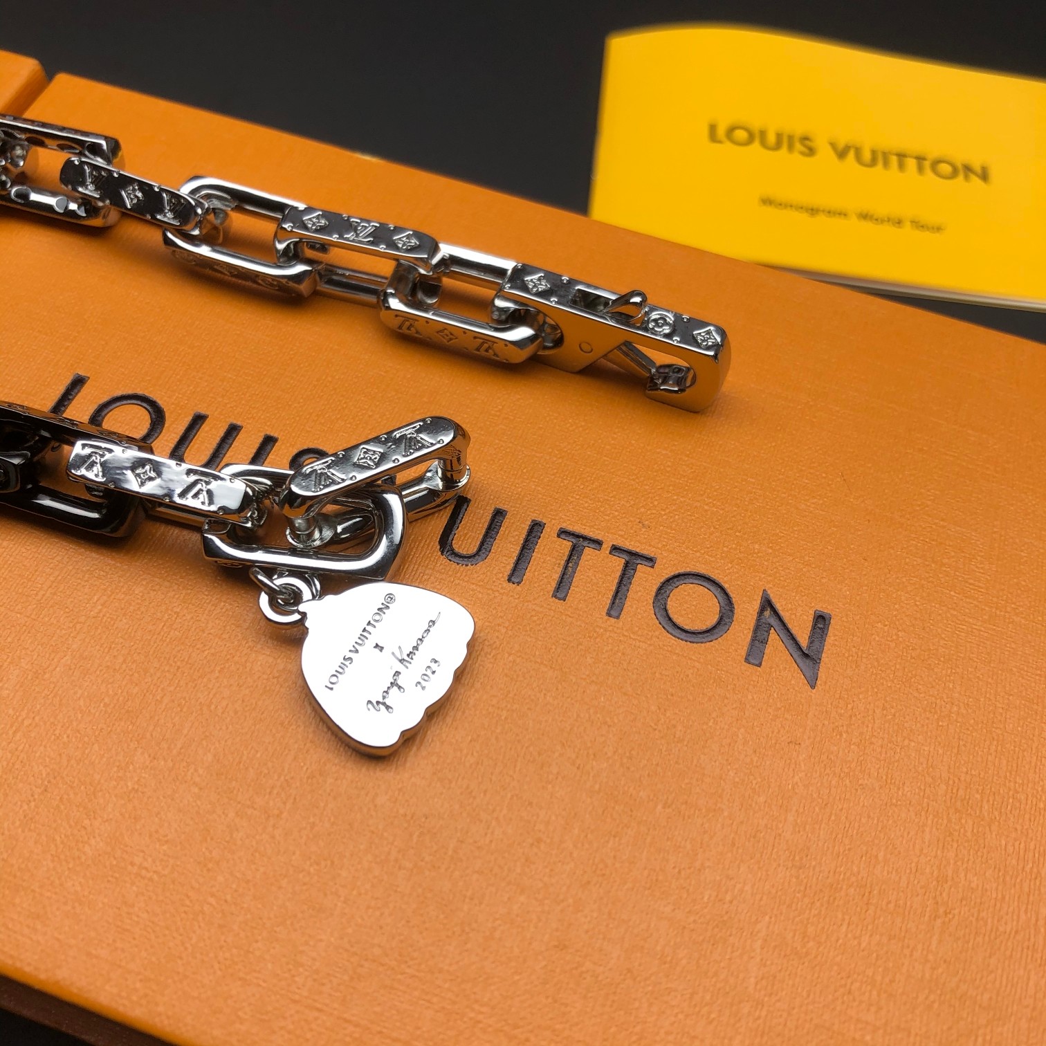 LV LV x YK Monogram Chain necklace 01